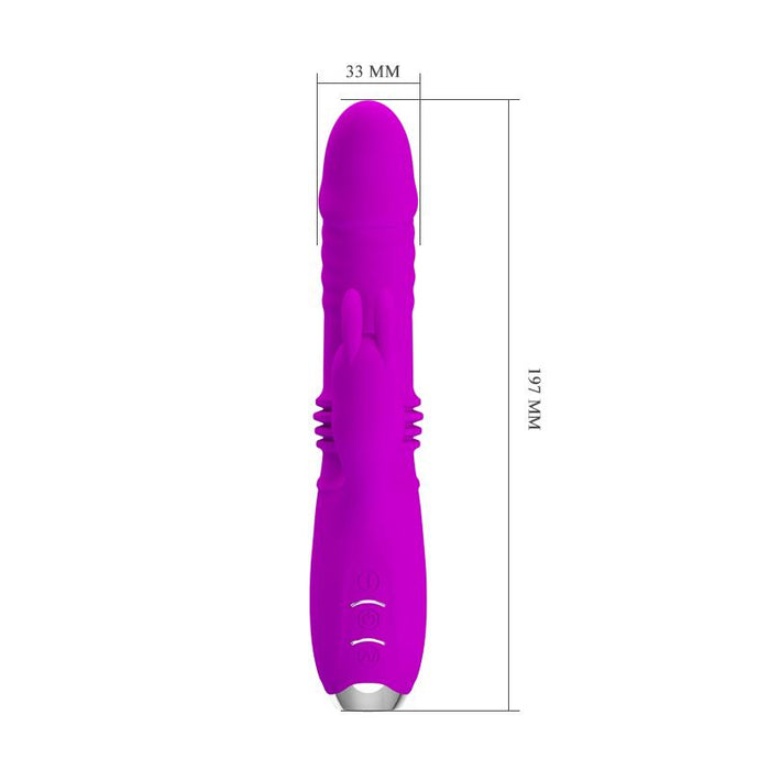 Dorothy Vibrador con Funcion Up and Down USB Purpura