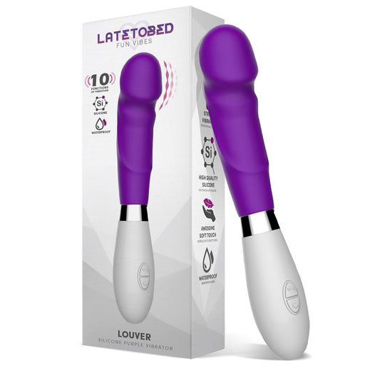 Louver Vibrador Silicona Purpura