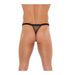 Tanga Rejilla Negro Talla unica