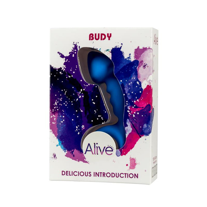 Plug Anal Budy Azul Silicona 13 cm