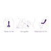 Rs Icons Vibrador para Parejas Duo Purpura