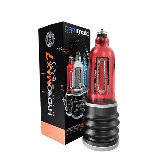 Bomba para el Pene Hydromax7 Wide Boy Rojo