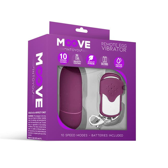 Huevo Vibrador con Control Remoto Dark Purple