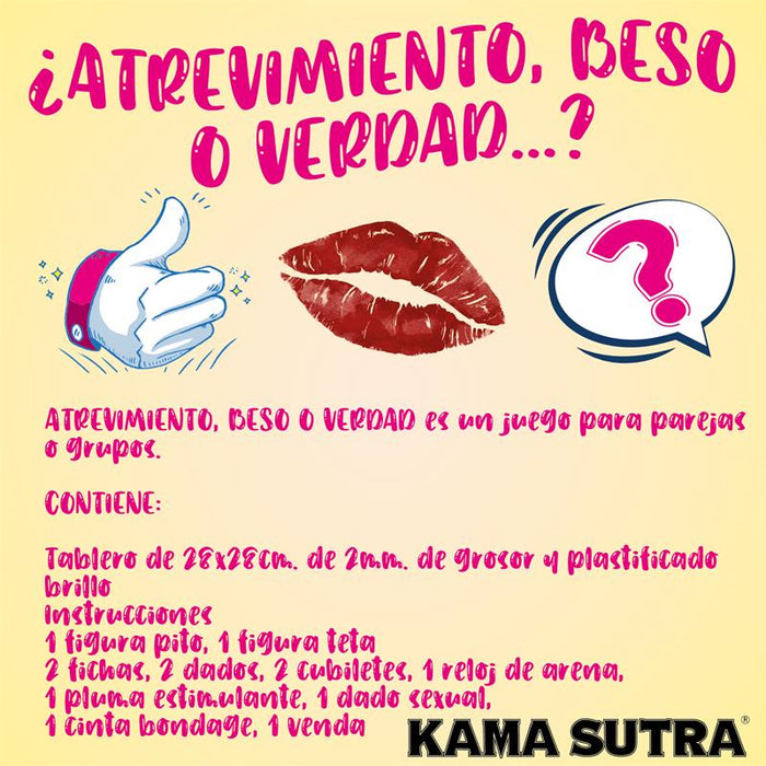 Juego de Atrevimiento Beso y Verdad