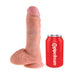 King Cock Pene con Testiculos de 8 Color Natural