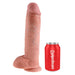 King Cock Pene con Testiculos de 11 Color Natural