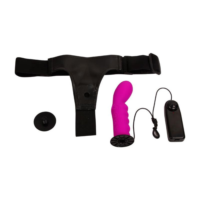 Arnes con Dildo Purpura 155 cm