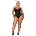 Amallie Bodysuit con Encaje Negro