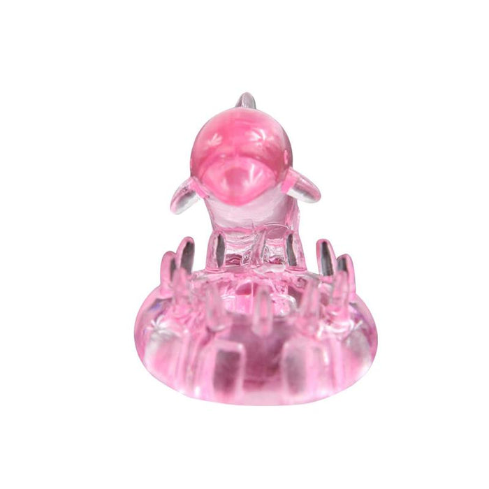 Anillo Vibrador Love Dolphig Ring Rosa