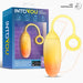Huevo con APP Silicona Doble Capa Amarillo Naranja