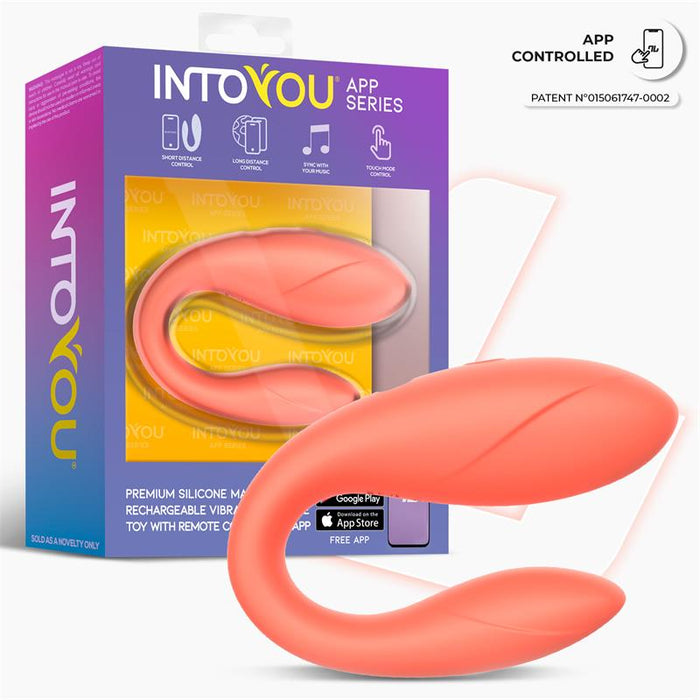 Juguete para Parejas con APP Flexible Salmon