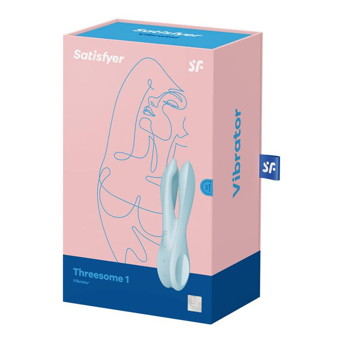 Vibrador Threesome 1 Light Azul