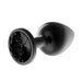 Blackgem Plug Anal Metalico con Joya Talla S Negro