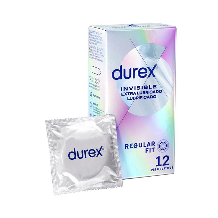 Preservativos Invisible Extra Lubricacion 12ud