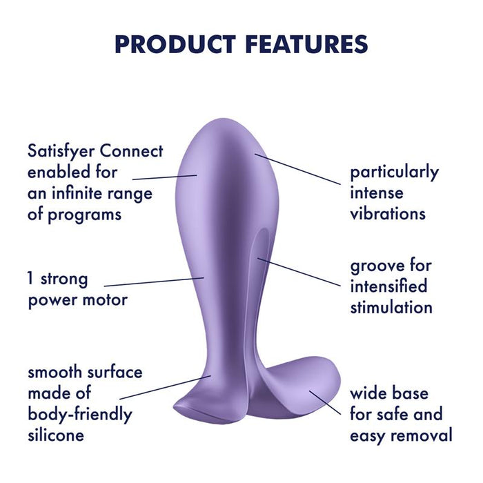 Plug Anal con Vibracion APP Satisfyer Connect Intensity Plug