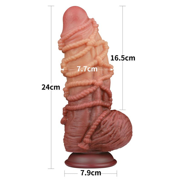 Dildo Dual Layer Tamano King Nature 95