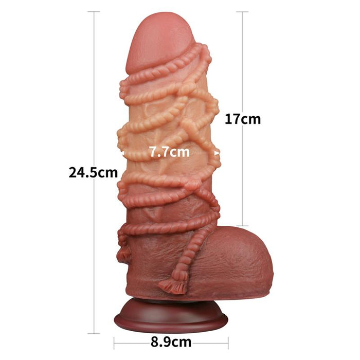 Dildo Dual Layer Tamano King Nature 95