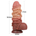 Dildo Dual Layer Tamano King Nature 95