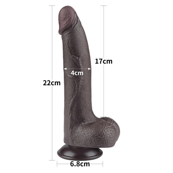 Dildo Dual Layer Piel Deslizante 85