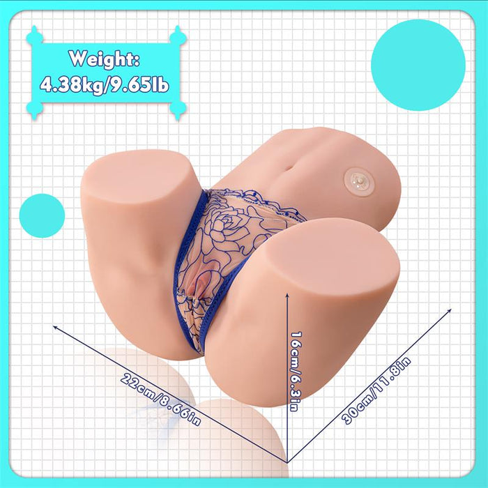 Masturbador Torso Maya con Vibracion y Sucking 45 kg