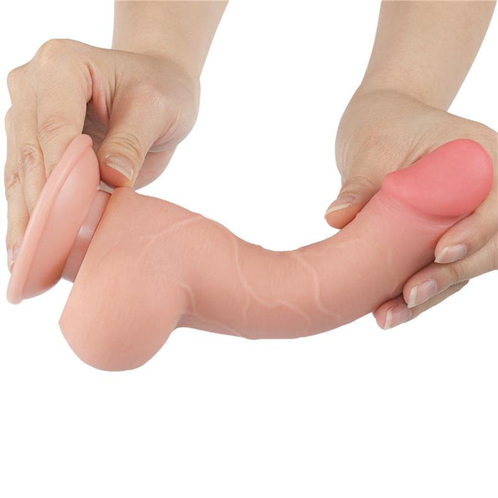 Dildo Dual Layer Piel Deslizante 75