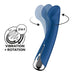 Spinning G Spot 1 Vibrador y Rotador Azul