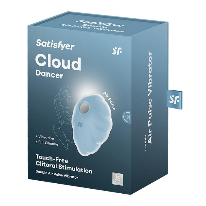 Cloud Dancer Succionador y Vibrador Azul