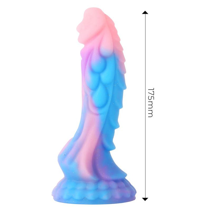 Dildo Dragon Brilla en la Oscuridad 18 cm