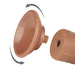 Dildo Sliding Skin 8 Marron