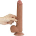 Dildo Sliding Skin 9 Marron