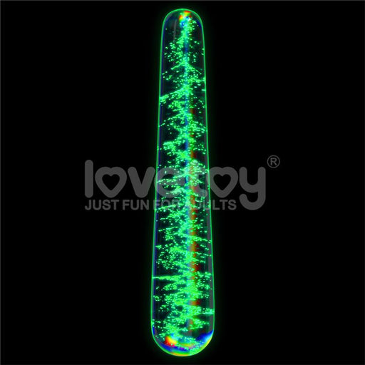 Dildo de Cristal que Brilla en la Oscuridad Dark Twilight Slim Fantasy