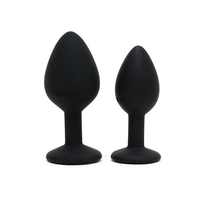 Set de 2 Plugs con Joya Berlin Negro