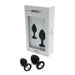 Set de 2 Plugs con Joya Berlin Negro