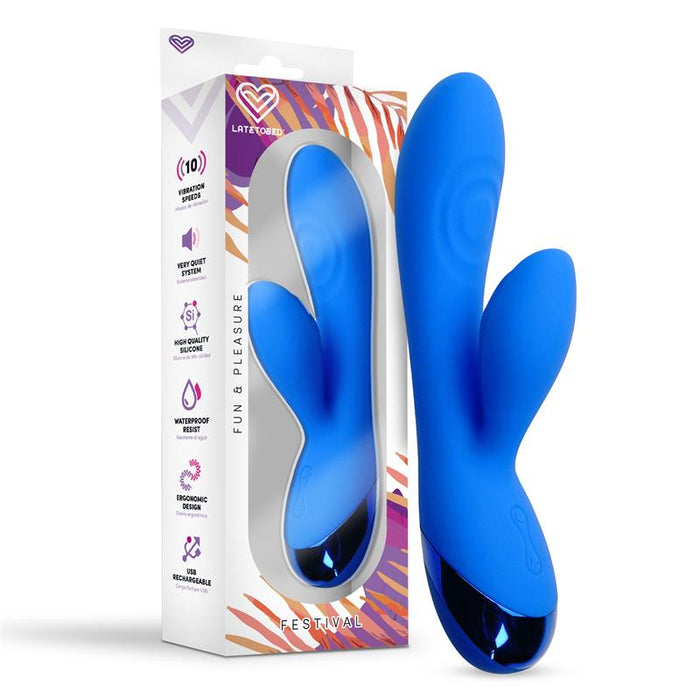 Marna Vibrador USB Azul