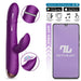 Sendel Vibrador con Anillo de Bolas Internas Up and Down y Pulsacion con App