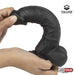 Dildo Realista Silicona Liquida Dual Layer 8 Negra