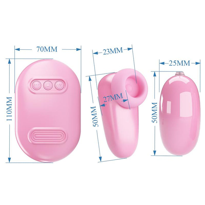 Magic Box Huevo Vibrador y Estimulador con Tapping