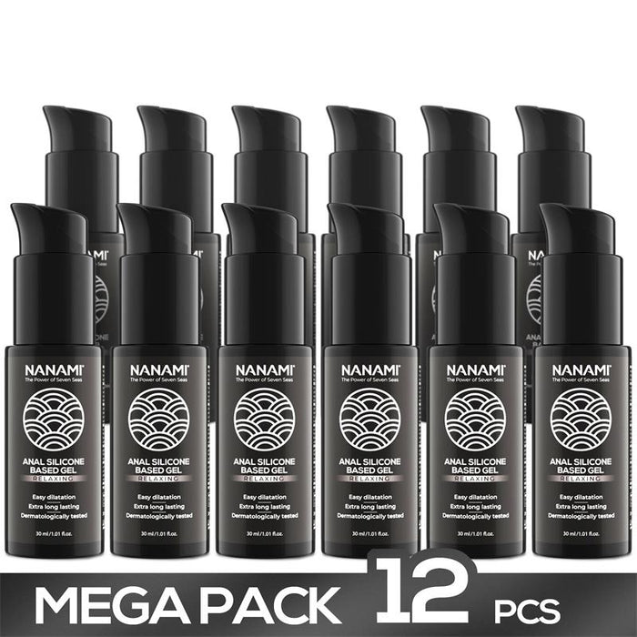 Pack de 12 Gel Lubricante Anal a Base de Silicona Relaxing 30 ml