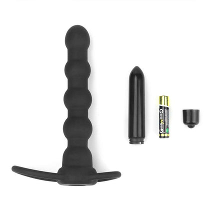 Plug Anal Double Prober con Vibracion Negro