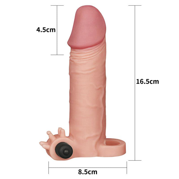 Funda para el Pene con Vibracion Add 2 Plesure X Tender Natural