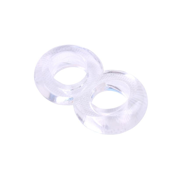 Anillo para el Pene Doble Duo Cock 8 Transparente