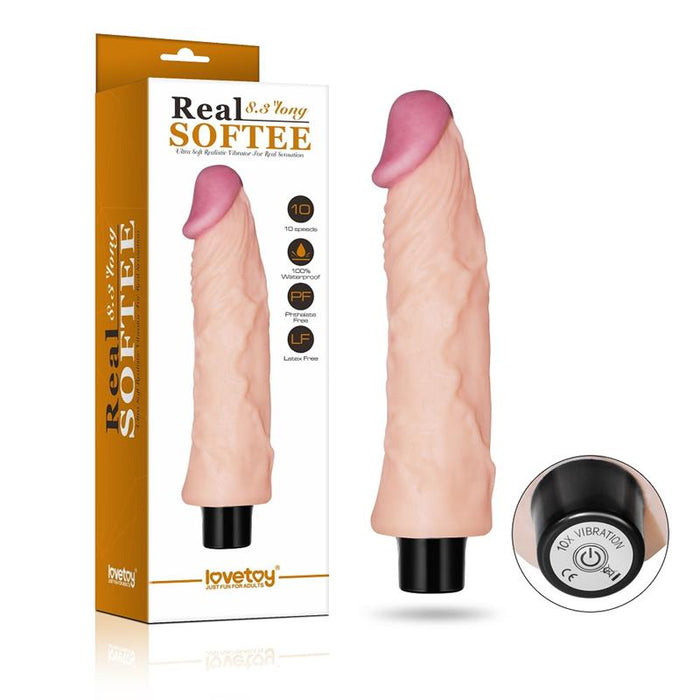 Vibrador Real Softee 8 Natural