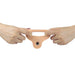 Dildo The Ultra Soft Double con Vibracion 58 Natural