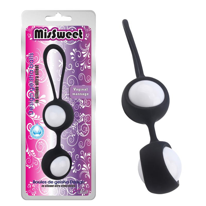 Bolas Geisha MisSweet 177 cm Silicona Negro