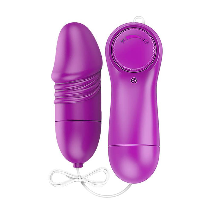 Laary Huevo Vibrador Multi Velocidad Control Remoto Purpur