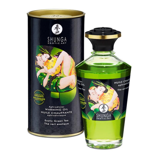 Shunga Aceite Afrodisiaco de Masaje Aroma Te Verde