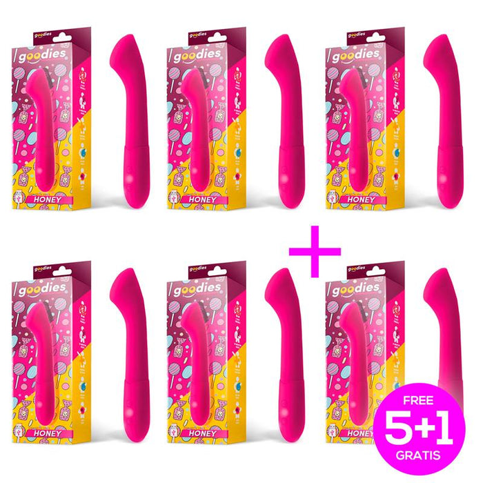 Pack 51 Honey Vibrador Punto G Silcona USB