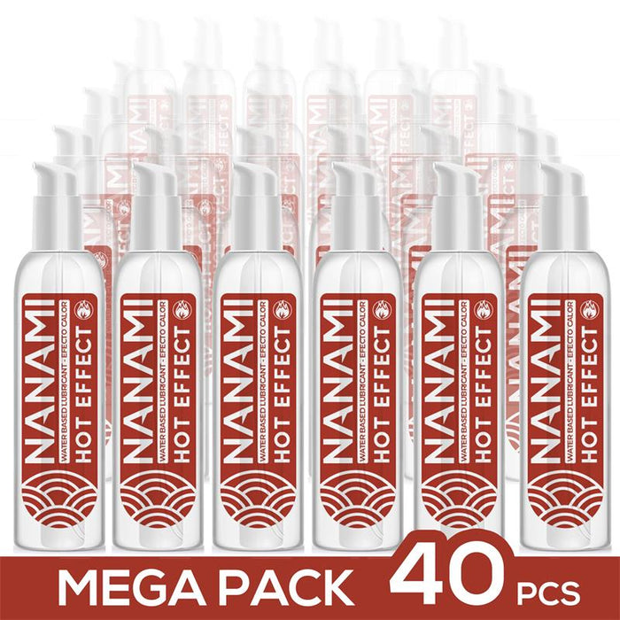 Pack de 40 Lubricante Base Agua Efecto Calor 150 ml