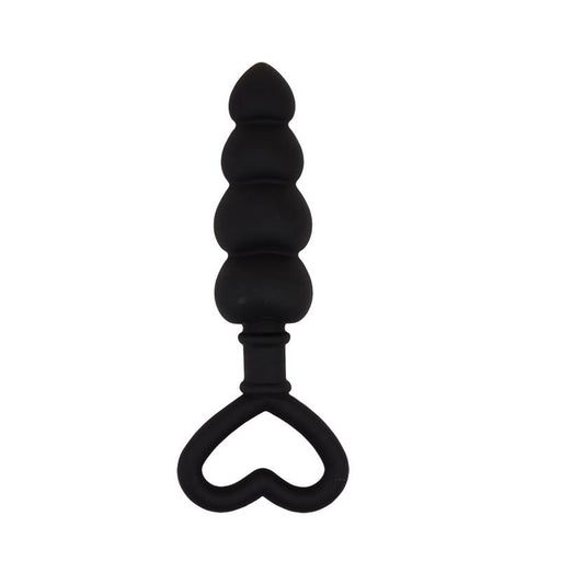 Mini Cadena Anal 156 x 34 cm Silicona Negro