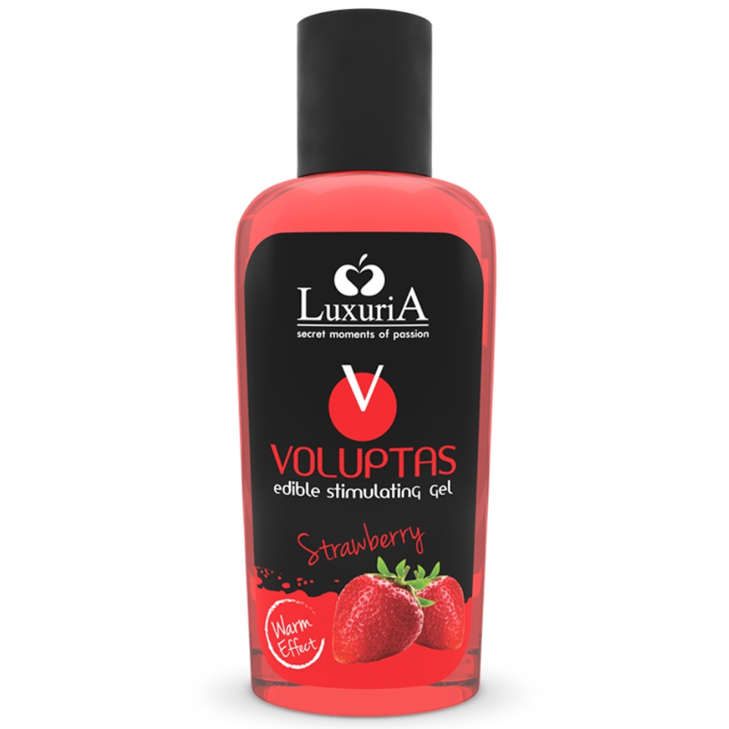 Comprar INTIMATELINE Luxuria Voluptas Gel Comestible Efecto Calor Fresa 100 ML – Gel Estimulante Hidratante Con Sabor Delicioso-Noxtic